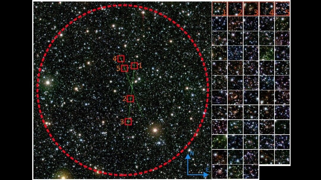 Scientists discover a huge ‘extragalactic structure’ behind the Milky Way
