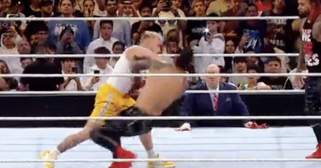 Video: Jake Paul scores 2 ‘knockouts’ with brother Logan Paul at WWE Crown Jewel