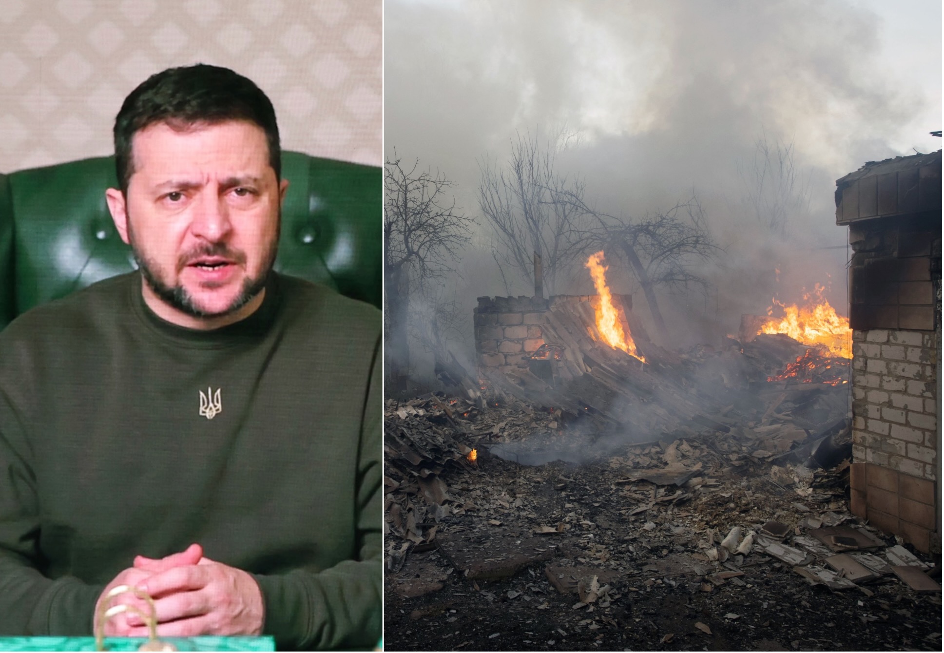 Russia “destroyed” Bakhmut.  Donbass front lines “hard”: Zelensky